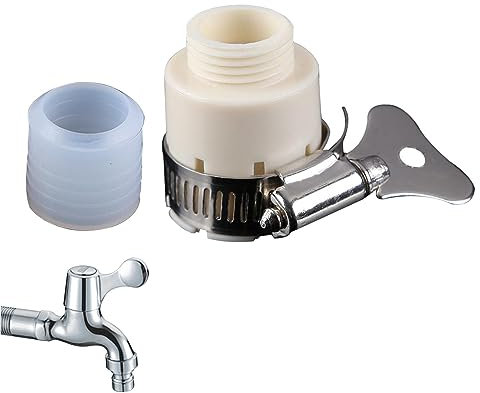 COOBAA Connecteur de robinet – Accessoires d'extension de tuyau d'évier | Raccords de tuyau réutilisables d'extension de robinet de cuisine, connecteur de tuyau d'arrosage pour robinet d'évier de