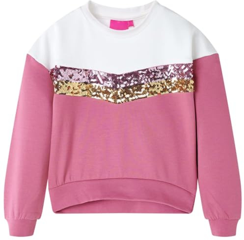vidaXL Kinder-Sweatshirt Himbeerrosa 128