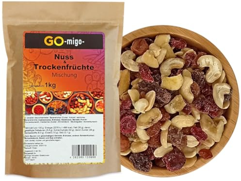 Nuss- Trockenfrüchte- Mischung 1 kg - GOmigo