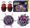 Hozuumo Toupie Blade Burst Turbo Combinaison, avec Metal Fusion Lanceur, Jouets Classiques Enfants Cadeau 17