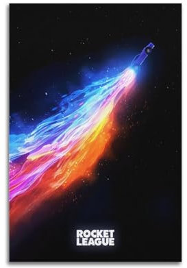 TWFSRXVWTS Poster, Motiv: Game Rocket League Cars, dekoratives Gemälde, Leinwand, Wandposter und Kunstdruck, moderne Familienschlafzimmer-Dekoration, Poster, 20 x 30 cm