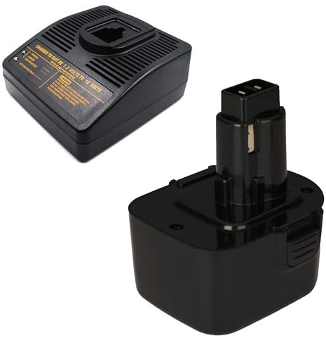 HeShunChang Charger and Battery 12V 3Ah for BD PS130 A9252 A9275 A9266