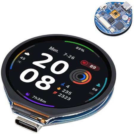Für ESP S3 1,28″ Touch LCD Entwicklungsboard AYWHP 240 X 240 Bildpunkte Round Touch LCD mit WiFi Bluetooth für IoT Anwendungen