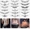 18 Feuilles Tatouages Temporaires Sexy Beaux, Stickers de Tatouages Temporaires Imperméable, Faux Tatouages Plaisir Adulte Créatif, Autocollants de Tatouage Réaliste 3D, Tatouages Ephemere pour Femmes