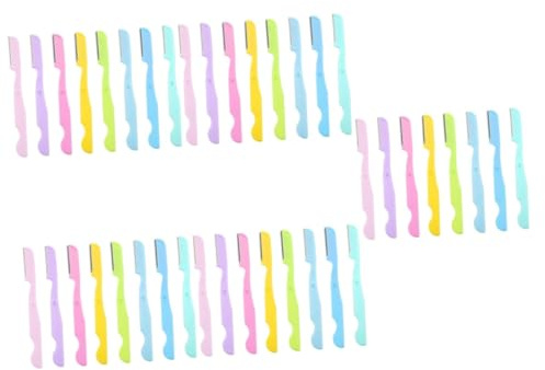 Healeved 5 Sätze Augenbrauen Trimmer Razor Rasiere Haarentfernung Rasiermesser Hautpflege Scincare Werkzeug Augenbrauentrimmer Für Frauen Weiblicher Augenbrauenentferner Plastik 8 Stück * 5
