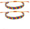 2 Stück Regenbogen Armband,LGBTQ Armband Pride Armbander Bunt,Boho Freundschaftsarmbänder Stoffarmband Fußband,Pride Bracelet Tibetisches Glücksarmband Herren,Surferarmband Damen Fußketten für Frauen