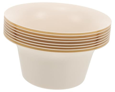 Abaodam 8 Stück Künstlicher Blumentopf Für Pflanzgefäße Groß Geformt Im Freien Drinnen Topf Für Blumenarrangement Leer Chrysanthemen-blumentopf Blumenarrangement Topf Plastik Weiß