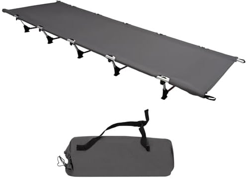 Feldbett Klappbar, Campingliege Faltbar Leicht mit Tragetasche, 190*65*15cm Tragetasche Oxfordgewebe Gästebett, Feldbetten & Hängematten für Zelten Wandern Home Rucksackreisen Büro, BIS 150kg