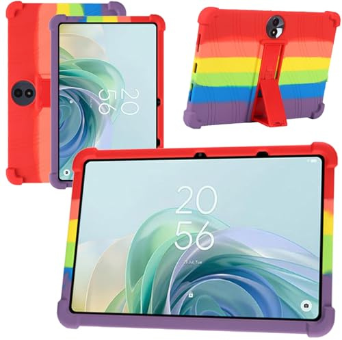 NUCNOK Hülle für TCL Tab 11 Gen 2 (11 Zoll),Dünne Weiche TPU Silikon Stoßfest Schutzhülle mit Ständer,Kratzfest Tablet Hülle Case