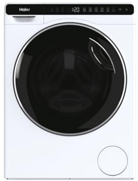 Haier Lavatrice HW50BP12307U1S Libera Installazione, Caricamento Frontale, 5 Kg, 1200 Giri, Cestello In Acciaio Inox, Motore Inverter, Wifi, Colore Bianco, Classe Energetica A