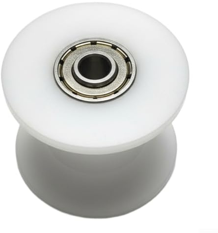Jotekonoby Fitnessgerät-Zubehör, Kugellager-Riemenscheibe, 608ZZ, für Ruder- oder Bauchmaschine, leichtgängiges flexibles Gleiten auf 40 x 20 mm elliptischem Rohr