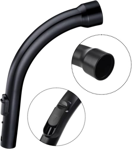 Heavy Duty Compatible Miele Hoover Parts 35mm Bent End Hose Handle | C1 C2 C3 Cat & Dog Series Compatible Miele C3 Vacuum Cleaner Spare Parts | Hoover Attachments Hose Pipe Handle