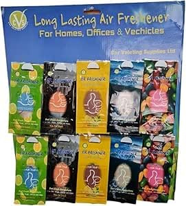 1000 x 3D Thumbs Up Hanging Car Air Fresheners – Bulk Wholesale Cardboard Auto Freshener – Long Lasting Scent for Car, Van, Taxi, Office(Pack of 1000)