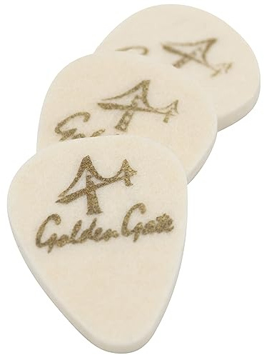 Golden Gate FP-1 Filzplektren für Ukulele, 3 Stück