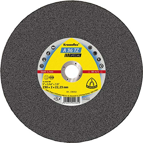 KLINGSPOR 25 Stück Trennscheibe gerade 230x2x22,23 mm 136552 A 36 TZ 136552