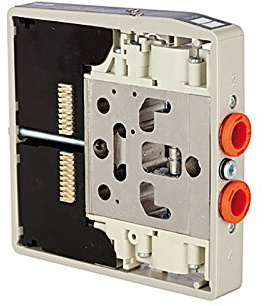 RIEGLER 106694-O 8 Ventilscheibe HDM, Anschluss 8 mm, 5/3-Wege Mitte geschlossen, 1Stk