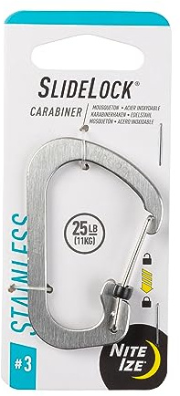 Nite Ize CSL3-11-R6 Stainless Steel Slide Lock, Size 3