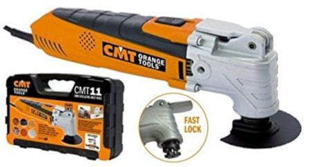 CMT CMT11 Elettroutensile Multifunzione Oscillante 300W (230V 50 Hz), Arancio/Nero