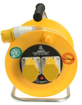 Masterplug LVCT25162 110 Volt Cable Reel 25 M 16 amp