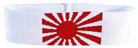 Flaggenfritze Schweiß- und Stirnbänder Japan Kriegsflagge, für Erwachsene und Jugendliche, Sport/Fitness/Yoga, modisches Fan-Accessoire