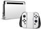 Skins4u Designfolie Aufkleber Skin Sticker kompatibel mit Nintendo Switch Design Solid State Weiss