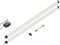 parlat LED Unterbau-Leuchte SIRIS, Eckmontage, flach, je 90cm, je 1044lm, weiß 2er Set