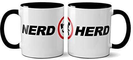 SmartyPants Nerd Herd Mug - Chuck TV Show (Black)