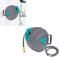 LARS360 10M Grau Druckluftschlauch Aufroller automatisch 1/4 Anschluss Schlauchtrommel Wandschlauchhalter Schlauchaufroller Automatik Schlauch Druckluftschlauch-Aufroller (10M)