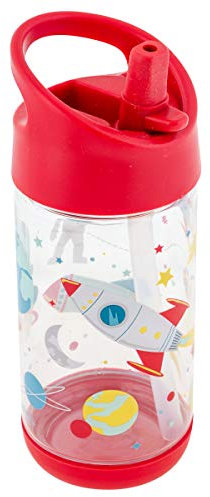 Stephen Joseph SJ1122 Trinkflasche mit Klappdeckel, Space OS