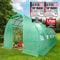 BRAST Serre de Jardin 18m2 (3x6) extrêmement stable : Tubes d’acier galvanisés et Film spéciale 175 g/m2 - en 4 tailles différentes - aération optimale, montage rapide serre de jardin tunnel