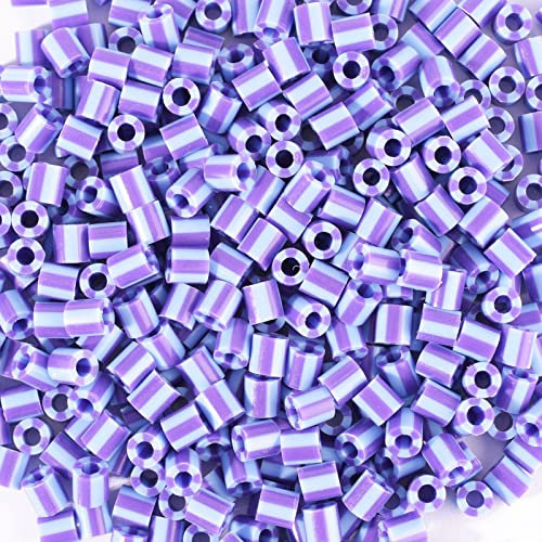 Vaessen Creative Iron, Two-Tone Blue/Purple, 550 Pieces, Plug Beads Children, DIY Design of Jewellery, Decoration, Embellishments and Other Craft Ideas, Standard Size