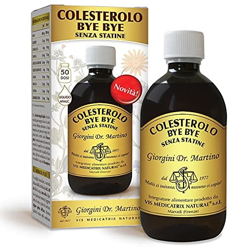 Dr. Giorgini Colesterolo Bye Bye senza Statine Integratore a Base di Colina ed Estratti d’Erbe 50 Dosi - 500 ml