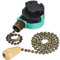 sourcing map Pull Chain Switch 3 Speed 4 Wire Replacement ZE-268S6 with Extension Chain for Ceiling Fan Lamp Light Green Bronze Set of 2