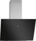 Bomann DU 7606 G - Cappa aspirante verticale senza testa 60 cm di larghezza in vetro, funzionamento aria o scarico, controllo tattile e illuminazione LED, con filtro per cappa in alluminio, 480 m3/h,
