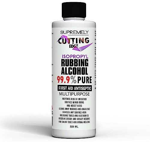 Cutting Edge Isopropyl Rubbing Alcohol 99.9% IPA First aid Antiseptic Disinfectant (500ml-Cap)