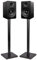 Fluance Ai61 Powered 2-Way 2.0 Stereo Bookshelf Speakers with Speaker Stands 6.5 Drivers 120W Amplifier for Turntable Bluetooth 5 Wireless Music Streaming - RCA Optical USB & Sub Out (Black Ash)