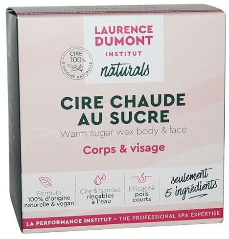 Laurence Dumont Naturals - Cera caliente con azúcar para cara y cuerpo, 250 ml