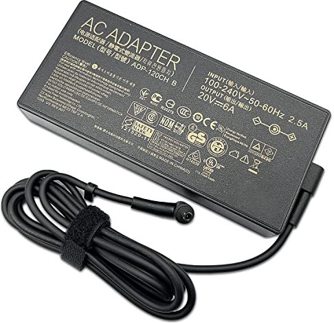 20V 6A 120W 4.5x3.0mm AC Ladegerät ADP-120CD B A17-120P2A Kompatibel für ASUS ZenBook UX534FT Q537 UX534FT Q546FD Q546F Q547FD Q537FD Q547F Laptop Netzteil