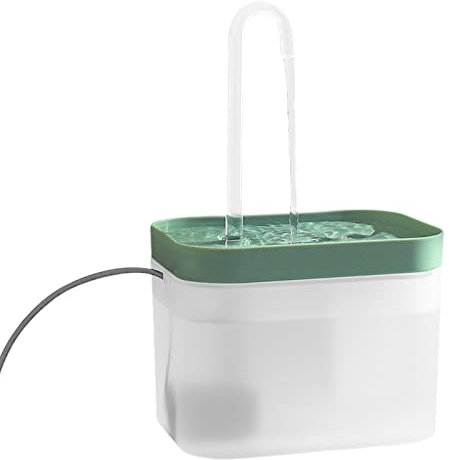 Distributeur d'eau automatique pour chat avec robinet - 51 oz Fish Tank Design Fontaine à eau pour chat pour chats à l'intérieur | Distributeur d'eau pour chien fontaine à eau pour chat grande Voiakiu