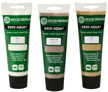 Woodrepair E800 Aqua+ Spachtelmasse Kirsche, 400g Tube