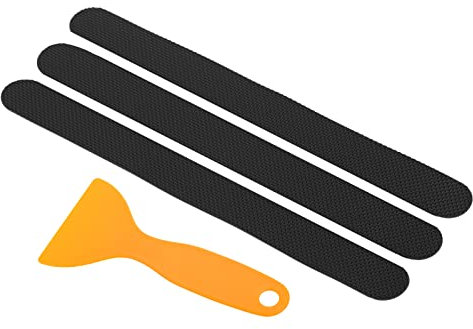 PATIKIL 7.9x0.8 Rutschfest 6Pack Gleitfest Haftreifen Quadrat mit Spachtel für Treppen Wanne TOILET, Schwarz