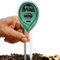 SDYGDB Probador de suelo portátil 3 en 1 con sensor de suelo para plantas, con luz de humedad, pH, no necesita pilas, para uso en interiores y exteriores