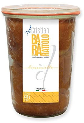 BabàRattolo handwerklicher Riesen Baba al Limoncello im Glas gebacken 430gr mehrfach prämiert