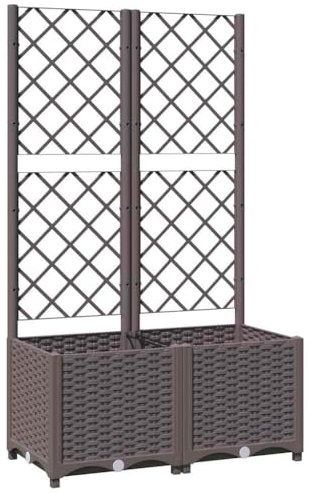 vidaXL Garden Brown 80 x 40 x 136 cm | Perfect for climbing plants, looks great too, The matte look makes it super appealing,