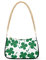 Four Leaves Clover Handtaschen für Damen Kette Schultertasche mit Reißverschluss Damen Tote Clutch Geldbörsen, Vierblättriges Kleeblatt, Einheitsgröße