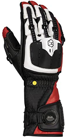 Knox Handroid MK5 Motorrad Handschuhe, schwarz/rot, M