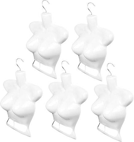 Alipis 5 Pièces Crochet Mannequin Filles Robe Formelle Femmes Top Tabk Top Table Haut Buste Forme Mannequin Torse Crochet Mannequin Femme Vêtements Cintres Vêtements Affichage