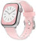 BolYel Compatible con Correa Apple Watch 41mm 40mm 38mm,Pulsera de silicona transparente de doble capa de repuesto compatible con iWatch Pulsera Series 8 7 6 5 4 3 2 1 SE Rosa