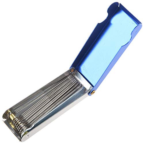 ziyuan Guitar Nut Bridge File Luthiers Tool Box 13 Tailles de Fichiers 1 Fichier Plat pour Guitare Banjo Mandoline String Groove Slot