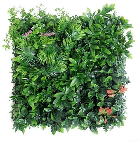 ReachMall Panneaux muraux de Plantes artificielles, 50 x 50 cm, Panneaux muraux de Plantes artificielles (C), 82NZ9TX385UT708HA6I32FJU